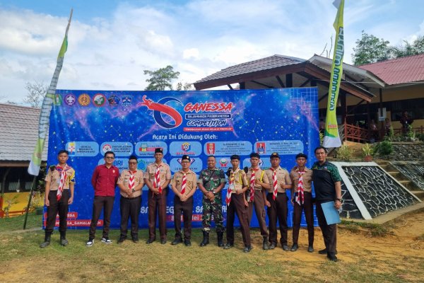 Kegiatan Ganessa Competition yang dihadiri Koramil Samalantan